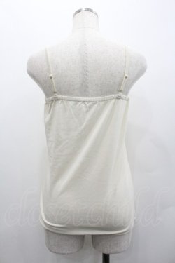 画像2: axes femme / 胸元レースキャミトップス  生成り I-26-02-01-084-AX-TO-SA-ZI