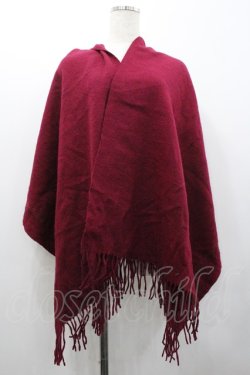 画像1: Jane Marple / ロゴ刺繍ストール  パープル I-26-02-01-097-JM-ZA-SA-ZI