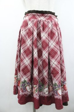 画像1: axes femme POETIQUE / ラ レコルトチェックスカート  ピンク I-26-02-01-011-AX-SK-SA-ZI