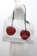 RoseMarie seoir / ドットチェリーバッグ  白Ｘ赤Ｘ黒 I-26-02-01-099-LO-BG-SA-ZI
