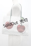 RoseMarie seoir / ドットチェリーバッグ  白Ｘ赤Ｘ黒 I-26-02-01-099-LO-BG-SA-ZI