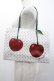 画像1: RoseMarie seoir / ドットチェリーバッグ  白Ｘ赤Ｘ黒 I-26-02-01-099-LO-BG-SA-ZI (1)