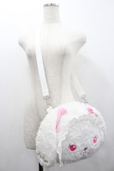 BABY,THE STARS SHINE BRIGHT / うさくみゃちゃんのおかおBag  白 I-26-02-01-100-BA-BG-TE-ZI