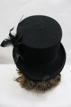 画像3: GOTHPUNKその他(買取対象外) / エンブレム刺繍シルクハット  黒Ｘシルバー I-26-02-01-102-PU-AC-SA-ZI