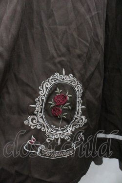 画像3: axes femme / オーナメント刺繍サス付きスカート  ブラウン I-26-02-01-012-AX-SK-SA-ZI