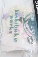 画像2: Hoshibako Works / フラワーモチーフソックス  ホワイト I-26-02-01-125-LO-ZA-SA-ZI (2)