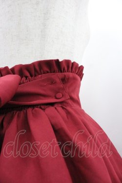 画像3: Amavel / 編み上げリボンスカート  ボルドー I-26-02-01-016-CA-SK-SA-ZI