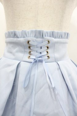 画像3: Amavel / フロント編み下げフリルスカート  サックスｘ白 I-26-02-01-018-CA-SK-SA-ZI