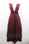 Amavel / Paisley Chioisジャンパースカート  ボルドー I-26-02-01-019-CA-OP-SA-ZI