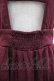 画像3: Amavel / Paisley Chioisジャンパースカート  ボルドー I-26-02-01-019-CA-OP-SA-ZI (3)