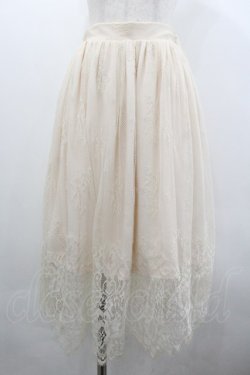 画像1: An MILLE / レーススカート  アイボリー I-26-02-01-003-EL-SK-SA-ZI