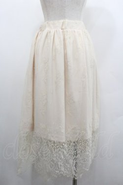 画像2: An MILLE / レーススカート  アイボリー I-26-02-01-003-EL-SK-SA-ZI