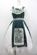 嬰梵塔.Infanta / 鈴蘭刺繍ジャンパースカート L グリーン I-26-02-01-030-LO-OP-SA-ZI