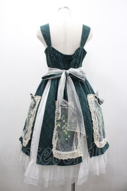 画像2: 嬰梵塔.Infanta / 鈴蘭刺繍ジャンパースカート L グリーン I-26-02-01-030-LO-OP-SA-ZI