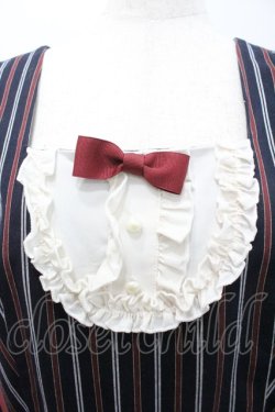 画像3: heavenly garden / レジメンタルジャンパースカート  ネイビーＸボルドー I-26-02-01-031-LO-OP-SA-ZI