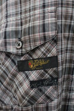 画像3: Karl Helmut / チェック&ワッペン長袖シャツ  ブラウン I-26-02-06-030-EL-BL-SA-ZI