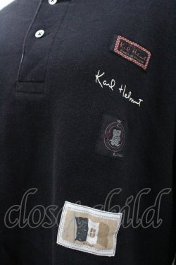 画像2: Karl Helmut / ロゴpt&ワッペンプルオーバー M ブラック I-26-02-06-032-EL-TO-SA-ZI