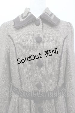 画像2: Innocent World / ヘリンボーンコートドレス  ブラウン I-26-02-06-037-IW-CO-SA-ZI