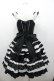 画像3: BABY,THE STARS SHINE BRIGHT / Rose Lace Rococoジャンパースカート  黒Ｘ白 I-26-02-06-044-BA-OP-SA-ZI (3)