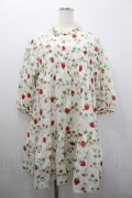 Jane Marple / Fortune gardenチュニックドレス  白 I-26-02-06-052-JM-OP-SA-ZI