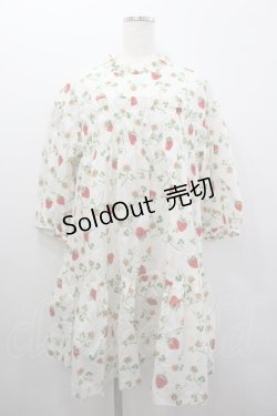 画像1: Jane Marple / Fortune gardenチュニックドレス  白 I-26-02-06-052-JM-OP-SA-ZI