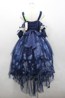 画像5: 桜洛芙 / くらげ柄ジャンパースカート  ネイビー I-26-02-06-061-LO-OP-SA-ZI