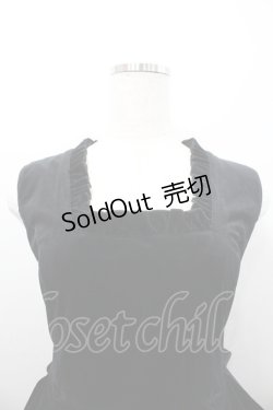 画像2: Physical Drop / 別珍ノースリーブワンピース  黒 I-26-02-06-063-LO-OP-SA-ZI