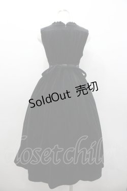 画像3: Physical Drop / 別珍ノースリーブワンピース  黒 I-26-02-06-063-LO-OP-SA-ZI