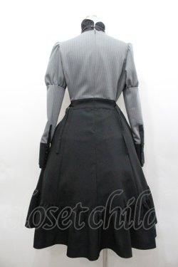 画像3: MIHO MATSUDA / ワンピース・シセロ  黒ｘグレー I-26-02-06-064-GO-OP-HR-ZI