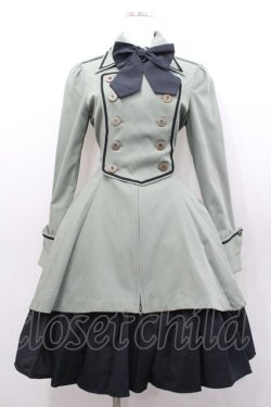 画像1: ATELIER BOZ / ディーンジャケットワンピース  カーキ I-26-02-06-065-EL-OP-SA-ZI