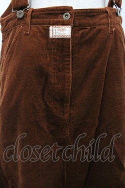 画像2: PINK HOUSE / コーデュロイジャンパースカート  ブラウン I-26-02-06-068-LO-OP-SA-ZI