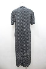 画像3: INGEBORG / レース襟デザインドット半袖ワンピース  ブラック I-26-02-06-070-LO-OP-SA-ZI (3)