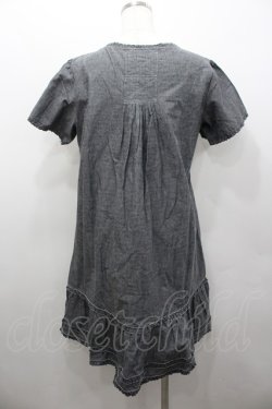 画像4: PINK HOUSE / ダンガリー半袖ワンピース  シャンブレー I-26-02-06-071-LO-OP-SA-ZI