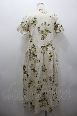 画像3: INGEBORG / 花柄半袖カットソーワンピース  アイボリー I-26-02-06-072-LO-OP-SA-ZI