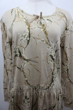 画像2: INGEBORG / 鈴蘭柄カットワンピース  ベージュ I-26-02-06-076-LO-OP-SA-ZI