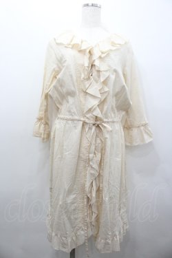 画像1: PINK HOUSE / ドット柄ガウンワンピース  キナリ I-26-02-06-078-LO-OP-SA-ZI