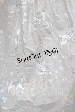 画像3: PINK HOUSE / メリーゴウランドプリントノースリーブワンピース  モカ I-26-02-06-079-LO-OP-SA-ZI