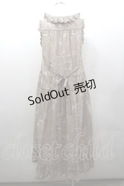 画像5: PINK HOUSE / メリーゴウランドプリントノースリーブワンピース  モカ I-26-02-06-079-LO-OP-SA-ZI