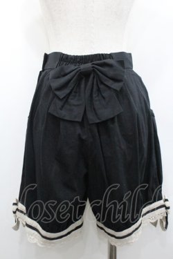 画像3: Innocent World / グレタショートパンツ  黒Ｘアイボリー I-26-02-06-097-IW-OP-SA-ZI