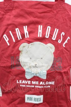 画像2: PINK HOUSE / 顔クマバッグ  レッド I-26-02-06-102-LO-BG-SA-ZI