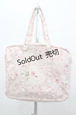 画像5: PINK HOUSE / フリルローズ柄ボストンバッグ  ピンク I-26-02-06-110-LO-BG-SA-ZI