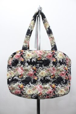 画像1: PINK HOUSE / ムック本付録　キルティングバッグ  黒 I-26-02-06-113-LO-BG-SA-ZI