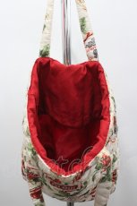 画像3: PINK HOUSE / ムック本付録　キルティングバッグ  アイボリーＸ緑Ｘ赤 I-26-02-06-118-LO-BG-SA-ZT0222K (3)