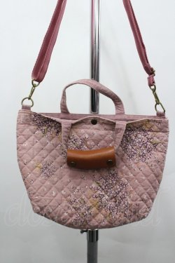 画像4: PINK HOUSE / 勿忘草ブーケキルティングポシェット  ピンク I-26-02-06-119-LO-BG-SA-ZI