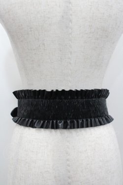 画像3: axes femme / クラシカルバックルベルト  黒Ｘシルバー I-26-02-06-124-AX-AC-SA-ZI