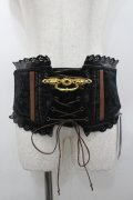 h.naoto Blood / コルセットベルト  ブラック I-26-02-06-125-HN-ZA-SA-ZI