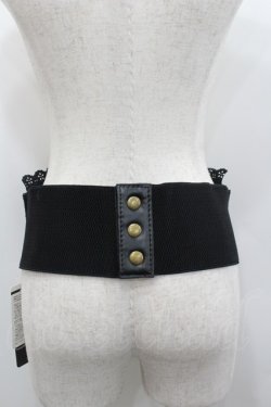 画像2: h.naoto Blood / コルセットベルト  ブラック I-26-02-06-125-HN-ZA-SA-ZI