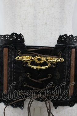 画像3: h.naoto Blood / コルセットベルト  ブラック I-26-02-06-125-HN-ZA-SA-ZI