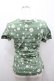 画像3: INGEBORG / 水玉ボーダーTシャツ M グリーン I-26-02-06-015-LO-TS-SA-ZI (3)