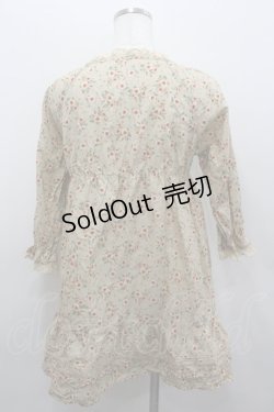 画像3: PINK HOUSE / 花柄スクウェアネック五分袖チュニック  ベージュ I-26-02-06-017-LO-BL-SA-ZI